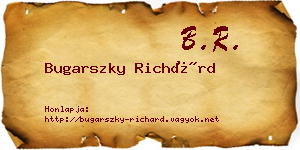 Bugarszky Richárd névjegykártya